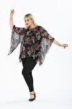 Büyük Beden Şifon Bluz 3F-2439