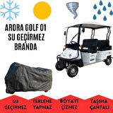 Arora Golf 01 Kabinli 3 Tekerlekli Motor Brandası Su Geçirmez