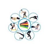 Leyaton 3'lü Aerobik Bandı Latex Bant Set Pilates Yoga Lastiği