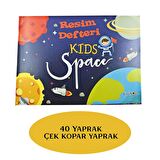 Çınar Uninote Resim Defteri Dikişli Büyük Boy A4 40 Yaprak 3 Adet 