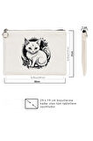 TATTOO TABLET/PORTFÖY ÇANTA - ASTARLI 30x21 cm BEYAZ