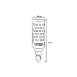 Mısır Şeffaf 10W Üç Renkli E14 LED 3'lü Ampul ERD-306