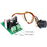 12V 3A PWM DC Motor Hız Kontrolcüsü