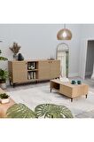 Mezza Vision Tv Ünitesi - Orta Sehpa - Konsol Seti Sepet - Yunus Set 1364-2092-1684