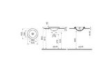 VitrA Liquid 7311B403-0016 Tezgahüstü Lavabo, 40 cm, Beyaz