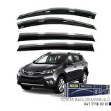 Toyota Rav4 Niken Kromlu Cam Rüzgarlığı 4lü Set 2013 2018