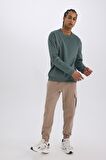 DeFactoFit Standart Fit Bisiklet Yaka Basic Düz Sporcu Sweatshirt E0073AX24WNGN1019