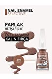 Flormar Klasik Parlak Bitişli Yüksek Pigmentli Oje - Nail Enamel -490 Selectıve New- 8682536036283