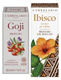 "SET" L'Erbolario Goji Kadın Erkek Parfümü ve Ebegümeci Roll-on Kadın Parfümü Seti