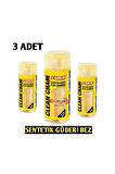 3 Adet Mikrofiber Sentetik Güderi Cam Bezi Lüx Genel Temizlik Bezi A+ Kalite