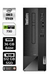 Lenovo NEO 50S i3 12100 36GB RAM 512GB SSD GT730/4GB W11PRO 11SX002VTX MASAÜSTÜ PC & PER4 BELLEK