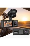 3 Kameralı Araç İçi Güvenlik Kamerası – 1080P Full HD | Gece Görüşlü | G-Sensor Destekli