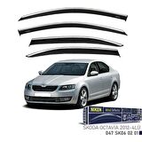 Skoda Octavia Niken Kromlu Cam Rüzgarlığı 4lü Set 2012 ve Üstü