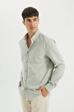 DeFacto Regular Fit Polo Yaka Oxford Basic Düz Uzun Kollu Gömlek A8028AX24AUGN1128