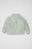 DeFacto Kız Bebek Dik Yaka Fermuarlı Welsoft Pelüş Sweatshirt D4993A524WNGN1123