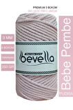 Premium 3 Büküm Burgulu Pamuk Makrome Ipi 3 Mm 250 gr Bebe Pembesi