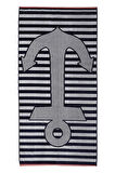 Özdilek Saint Tropez Giant Anchor Kadife Plaj Havlusu 101x188 cm