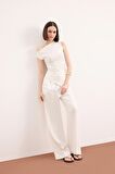 DeFacto Slim Fit Dar Kesim Tek Omuzlu Ribana Atlet F2453AX25SMER105
