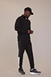 DeFactoFit Sporcu Standart Fit Jogger Eşofman Altı İçi Yumuşak Tüylü Skuba Dalgıç Kumaş B4537AX25SPBK81