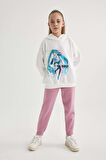 DeFacto Kız Çocuk Hatsune Miku Oversize Geniş Kalıp Kapüşonlu Sweatshirt B2524A823WNER134