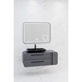 ANEMON 110 CM BANYO DOLABI  ANTRASİT - BOY DOLAP HARİÇ