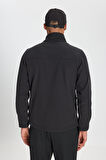 Softshell Standart Fit Normal Kesim Dik Yaka Fermuarlı Yan Cepli Mont