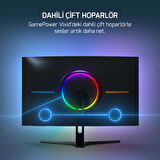 Gamepower 27" Vivid V80 Fast VA Panel Curved RGB 300Hz 0.5ms FHD 2x2W Speaker Oyuncu Monitörü