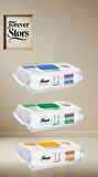 Sleepy Easy Clean Yüzey Temizlik Havlusu 3 Çeşit 100 lü (3x100 Yaprak)