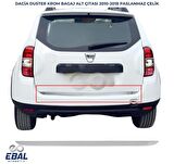 Dacia Duster Formlu Krom Bagaj Alt Çıtası  2010-2018 Arası Paslanmaz Çelik