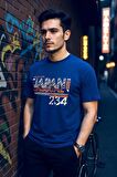 Erkek  Dijital Baskılı Pamuklu T-Shirt
