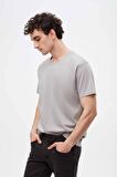 Ds Damat Slim Fit Gri %100 Pamuk T-Shirt 4HC141996753M