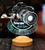 Fotoğrafçıya Hediye DSLR Fotoğraf Makinesi 3D Led Lamba