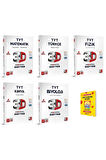 TYT Matematik Türkçe Fizik Kimya ve Biyoloji Video Destekli Defter 5li Set