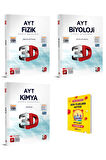 AYT Fizik Kimya ve Biyoloji Soru Bankası 3lü Set