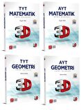 3D Yayınları Tyt Ayt Matematik Geometri Soru Bankası Seti 2023