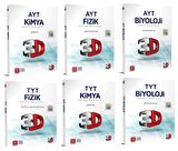 3D Yayınları Tyt Ayt Fizik Kimya Biyoloji Soru Bankası Seti 2023