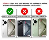 Huawei Pura 70 Pro Kılıf Yüzüklü Standlı Extra Darbe Emici Sert Silikon Kapak - Lacivert