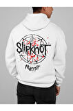 Slipknot Maggot Yazılı Unisex Oversize Müzik Grubu Rock Metal Hoodie