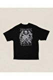 Tasarım Megadeth Baskılı Unisex Oversize Rock Metal Tişört