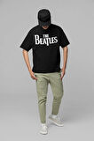 The Beatles Baskılı Unisex Oversize Müzik Grubu Tişört