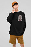 Monkey D. Luffy Gear 5 Baskılı Unisex Oversize Anime Sweatshirt