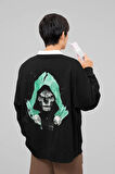 Doctor Doomsday Baskılı Unisex Oversize Marvel Karakter Sweatshirt