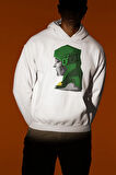Marvel Doctor Doom Baskılı Unisex Oversize Hoodie