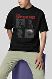 Rapper The Weekend Baskılı Unisex Tişört, Oversize Rap Tişört