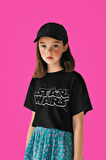 Star Wars Yıldız Savaşları Yazılı Unisex Film Çocuk Tişört (1-12 Yaş)
