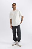 DeFacto Yazlık Pantolon Relax Fit Rahat Kesim Kargo Cepli Lastikli Paça B5832AX24SPGN498