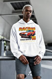 Racing Speed Addicts 80 Baskılı Unisex Oversize Araba Hoodie
