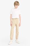 DeFacto Erkek Çocuk Lastikli Paça Basic Düz Gabardin Jogger Pantolon B6713A825SMBG732