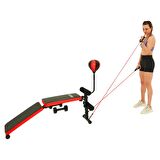 Katlanabilir Fitness Ağırlık Sehpası - Mekik Aleti - Boks Topu -tüm Vücut Egzersiz Aleti Gym Bench