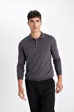 DeFacto Standart Fit Polo Yaka Kazak D0454AX24AUAR86
